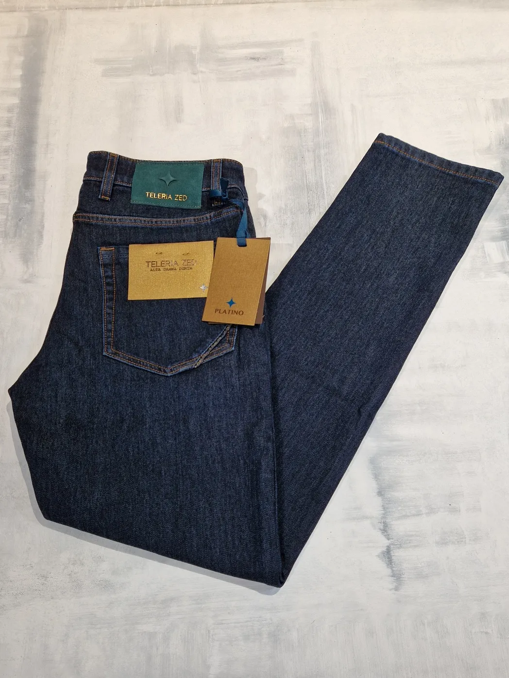 -Jeans TELERIA ZED P Cobra Slim 17 Zip EKE F-977 PLATINUM