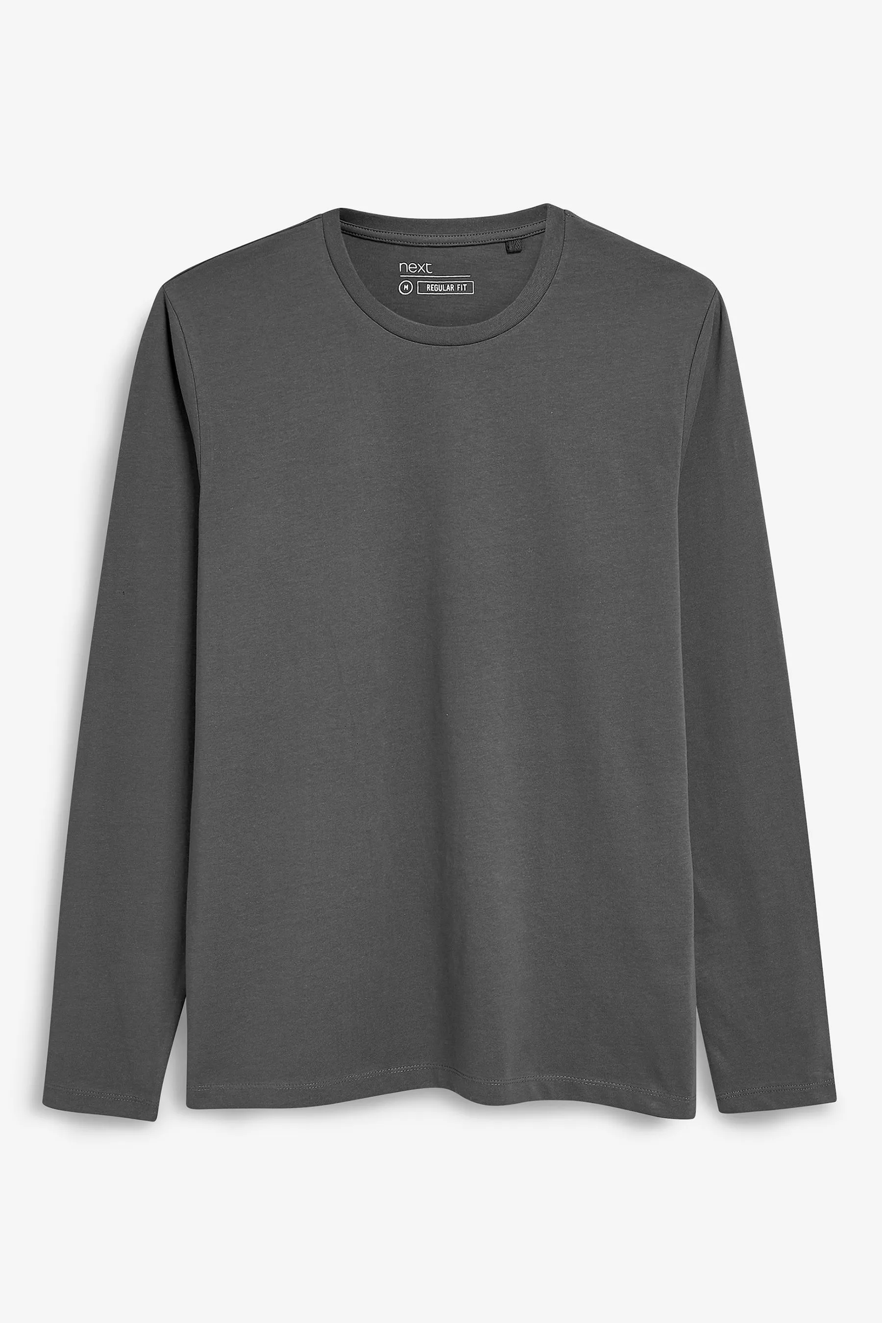 100% Cotton Long Sleeve Crew Neck T-Shirt    