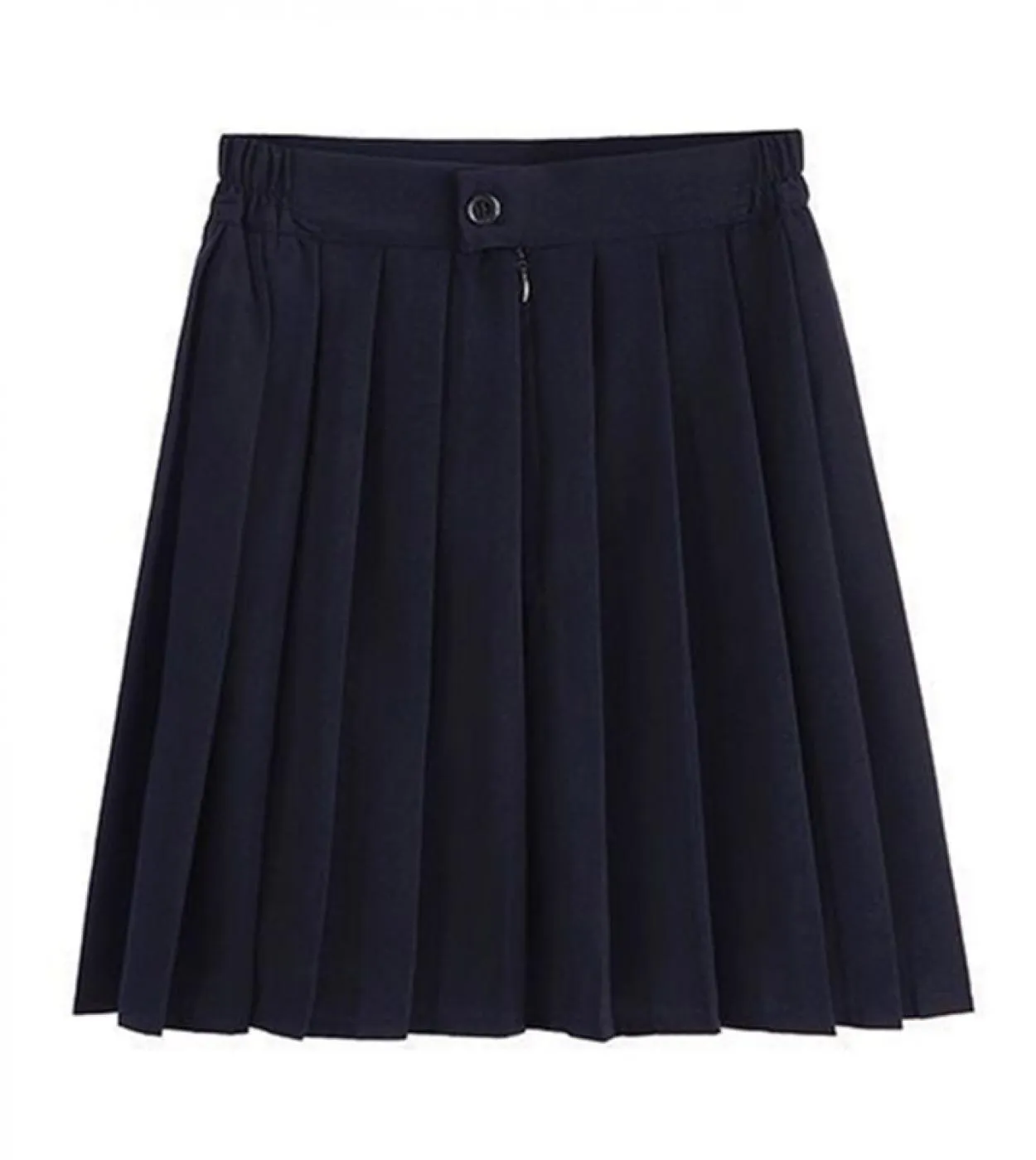 2023 Elastico In Vita Studente Ragazze Uniforme Scolastica Donne Gonna Lunga Midi Gonna Da Festa Di Moda Da Donna Gonna A Pieghe