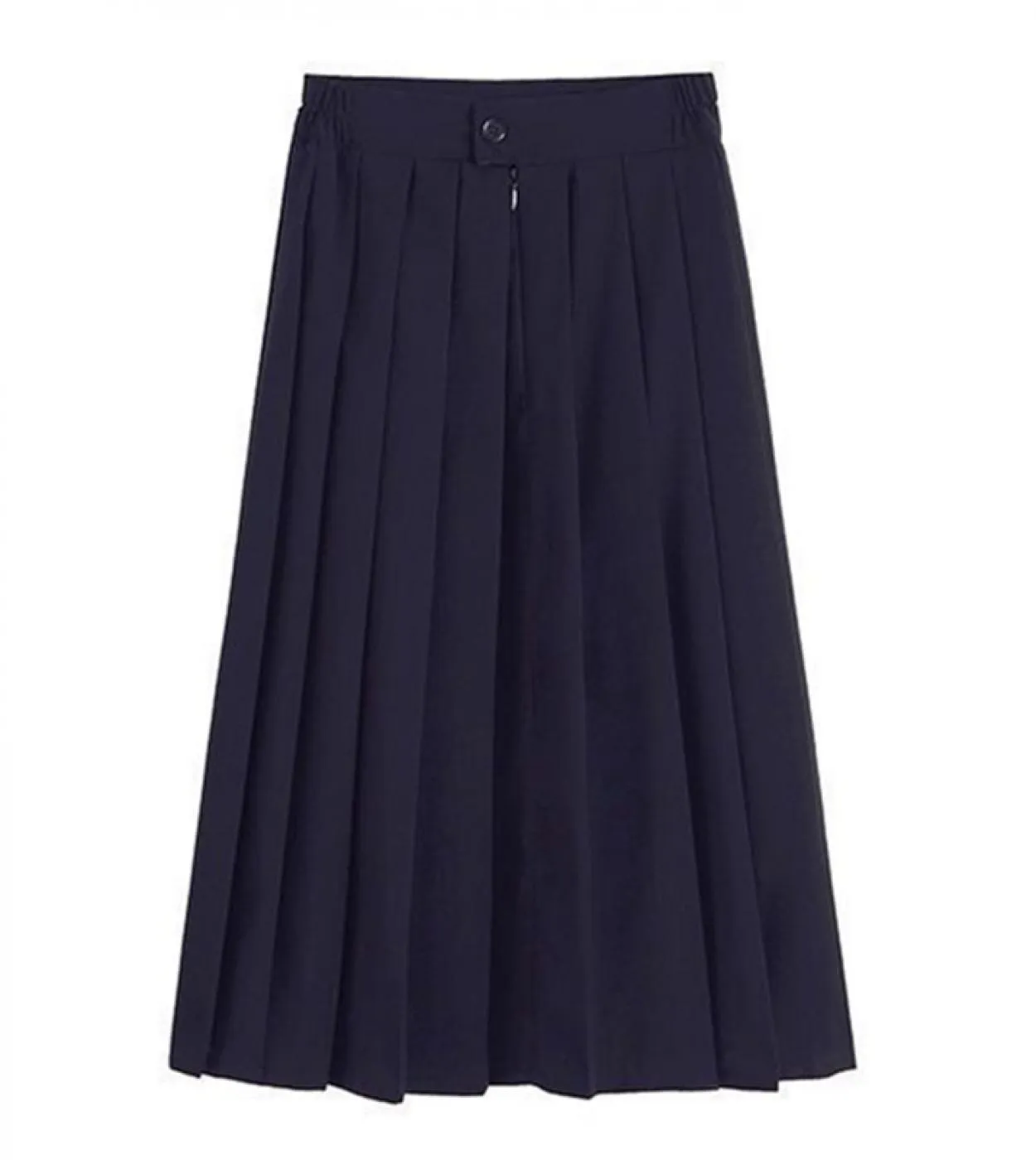 2023 Elastico In Vita Studente Ragazze Uniforme Scolastica Donne Gonna Lunga Midi Gonna Da Festa Di Moda Da Donna Gonna A Pieghe