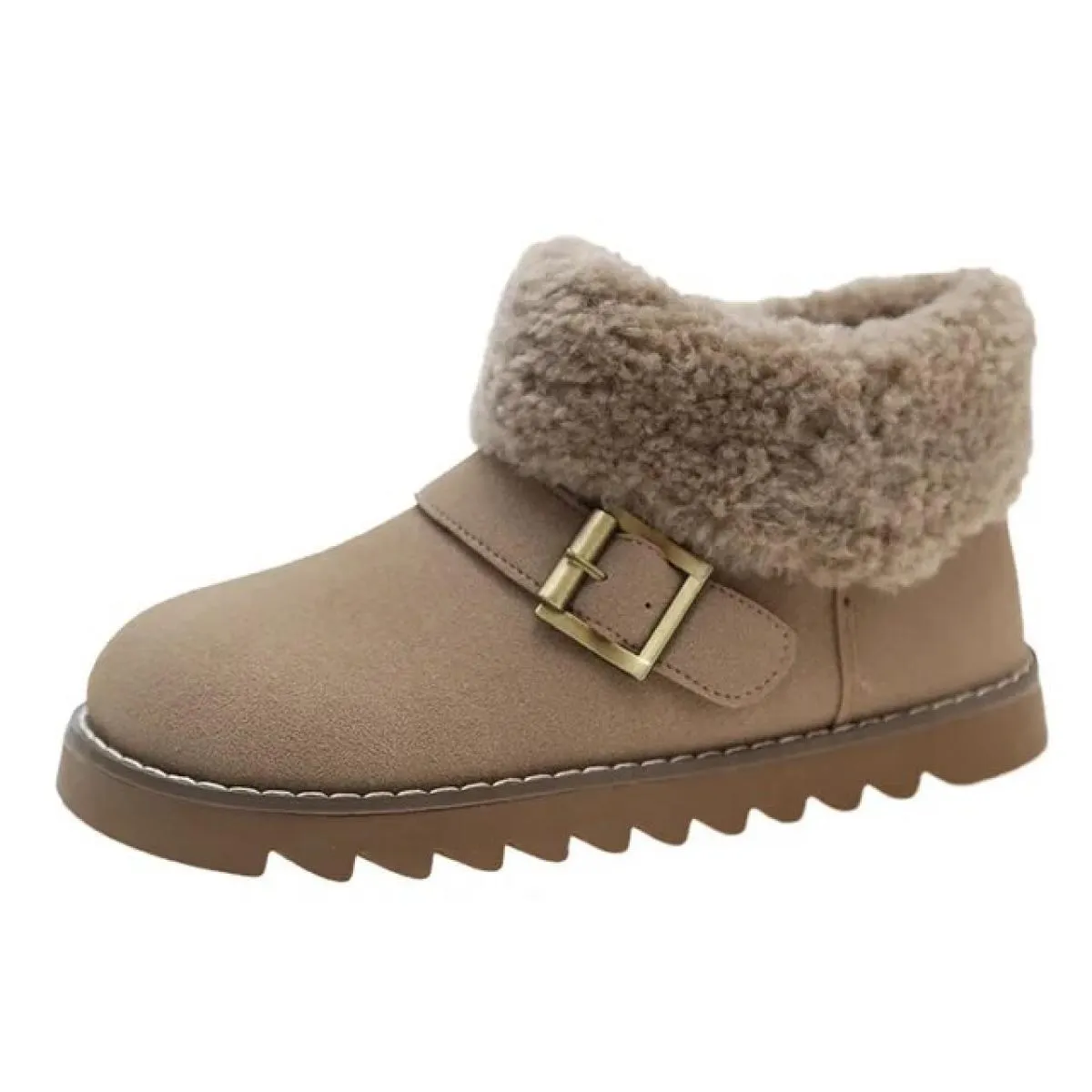 2023 stivali da neve caldi invernali da donna piatti con stivaletti in peluche scarpe imbottite in cotone scamosciato da donna s