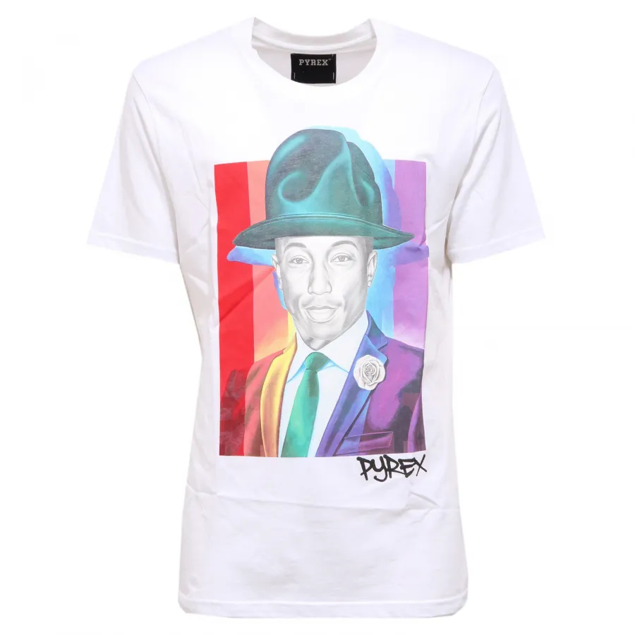 2211AB maglia uomo PYREX multicolor cotton t-shirt man