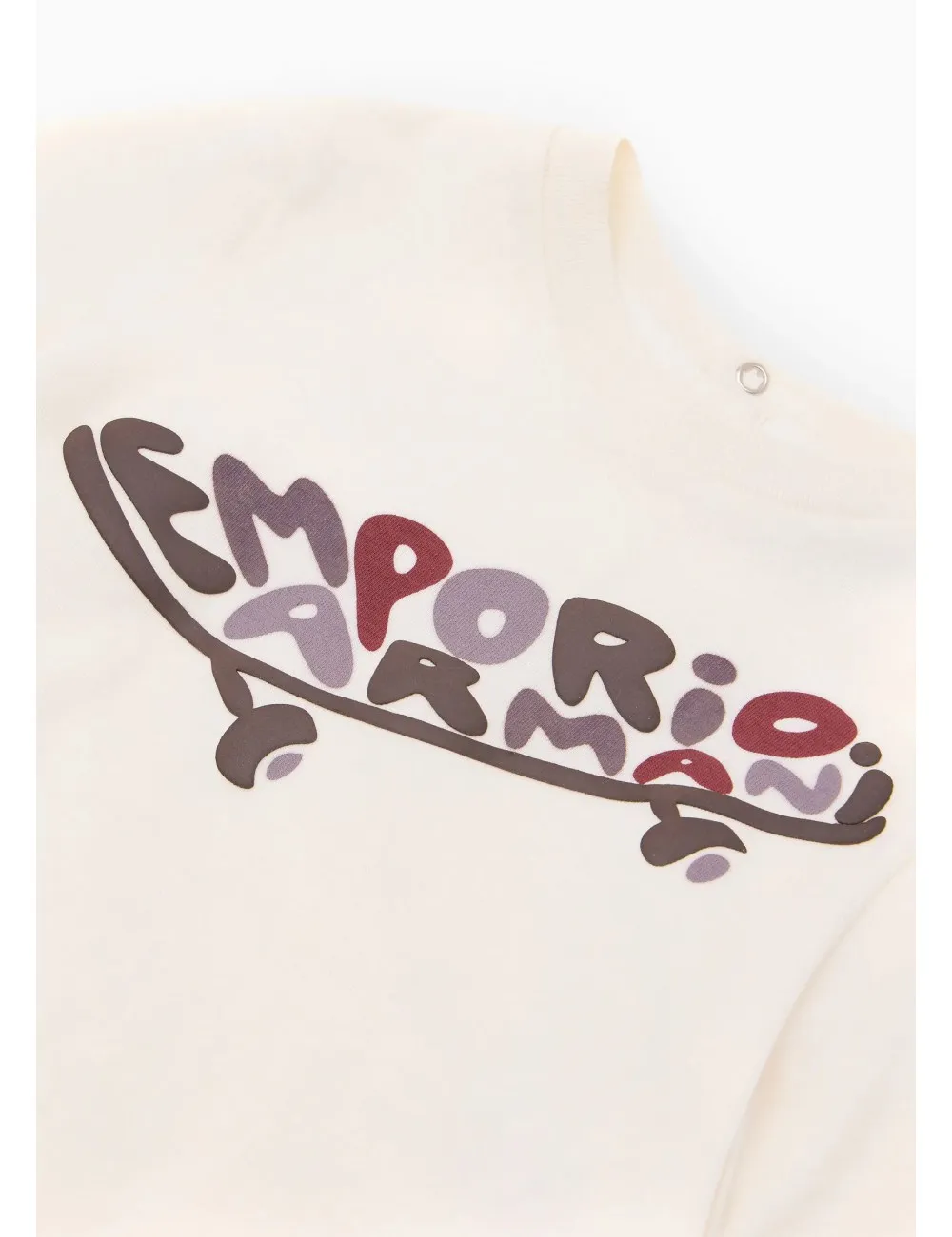 6RHTJ7 0128 MAGLIA EMPORIO ARMANI KID BOY T SHIRT CON LOGO SKATEBOARD BAMBINO