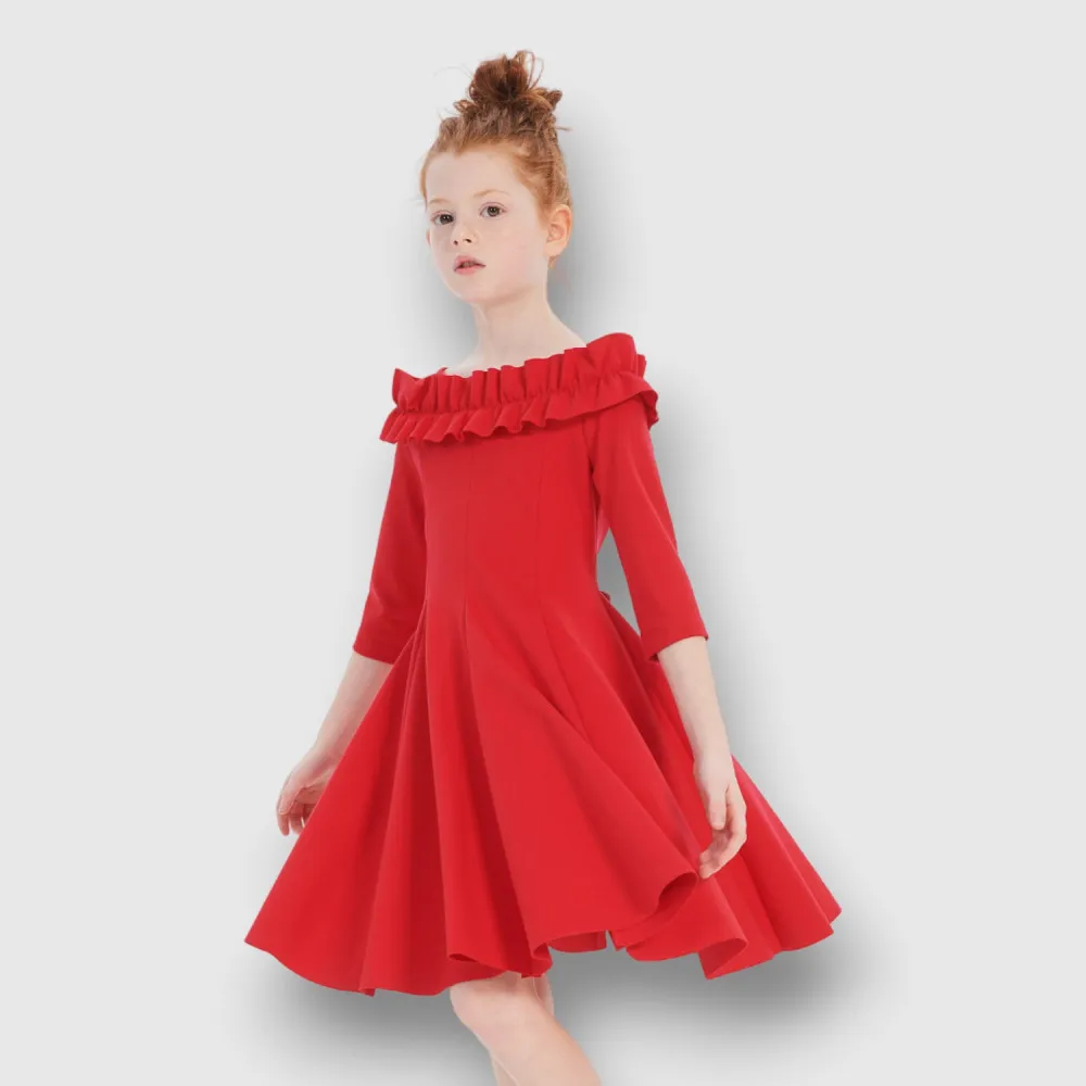 Abito Elsy Rosso