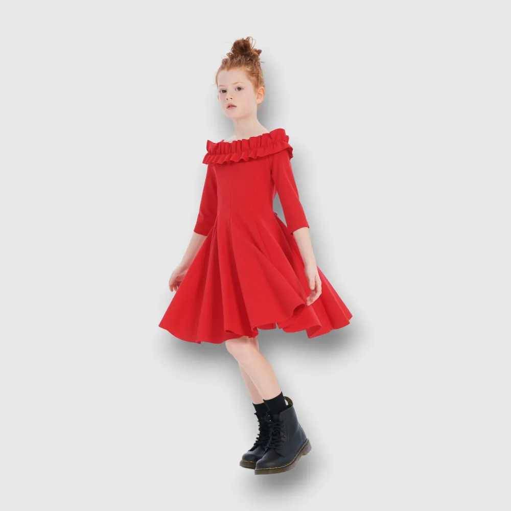 Abito Elsy Rosso
