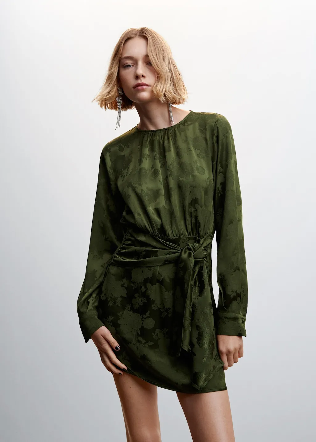 Abito jacquard nodo