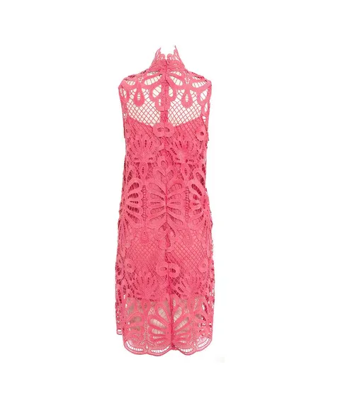 ABITO ROSA IN PIZZO
