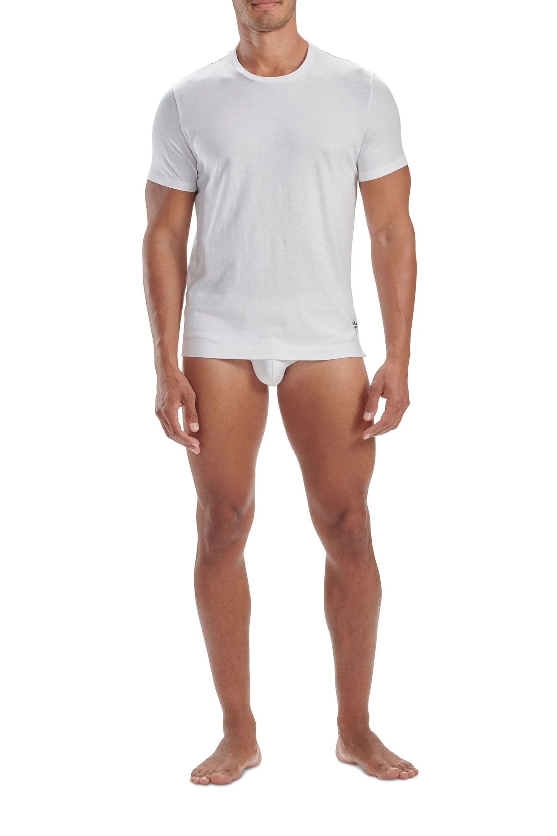 adidas Originals - T-shirt comfort in cotone 2 Confezione Girocollo
