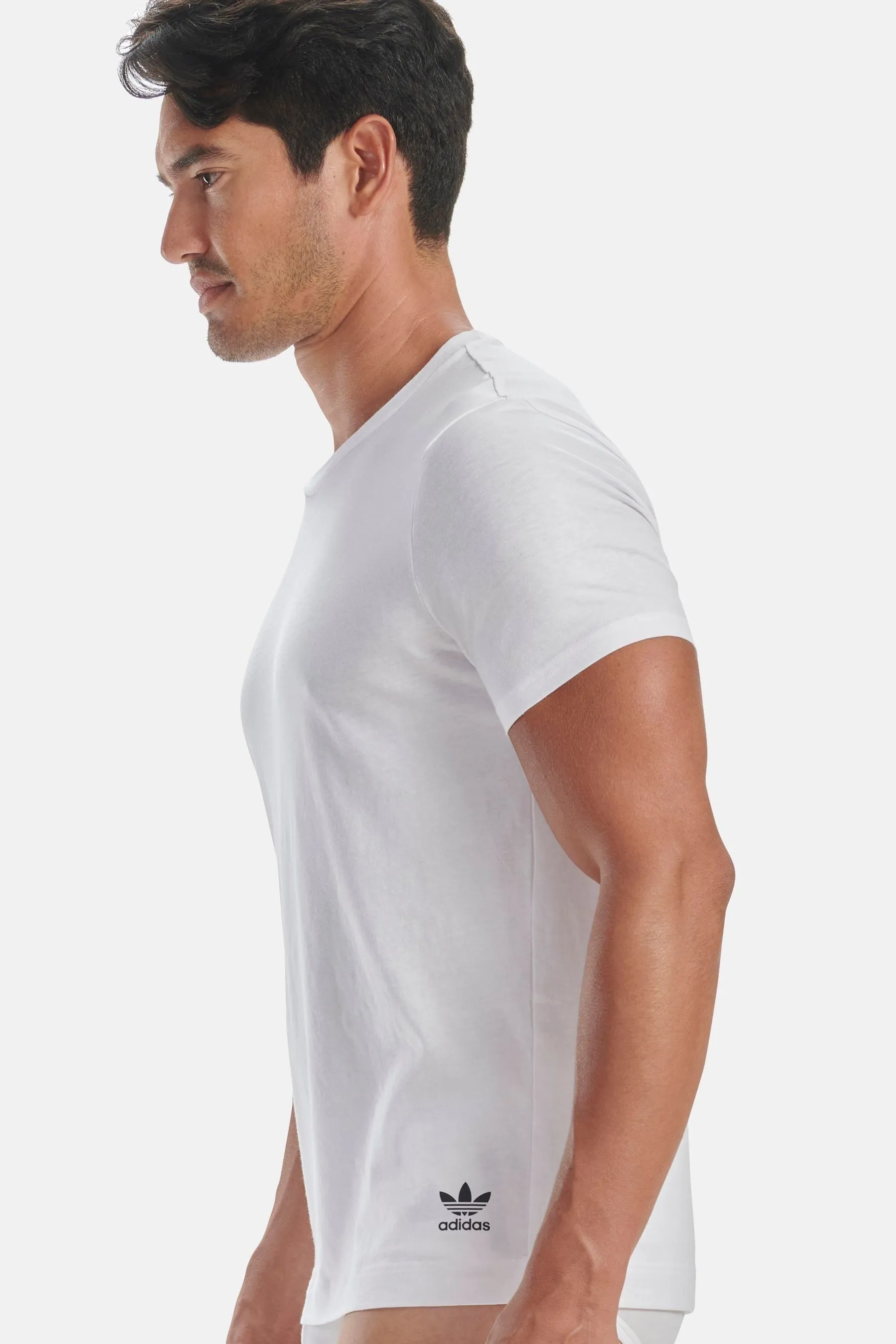 adidas Originals - T-shirt comfort in cotone 2 Confezione Girocollo