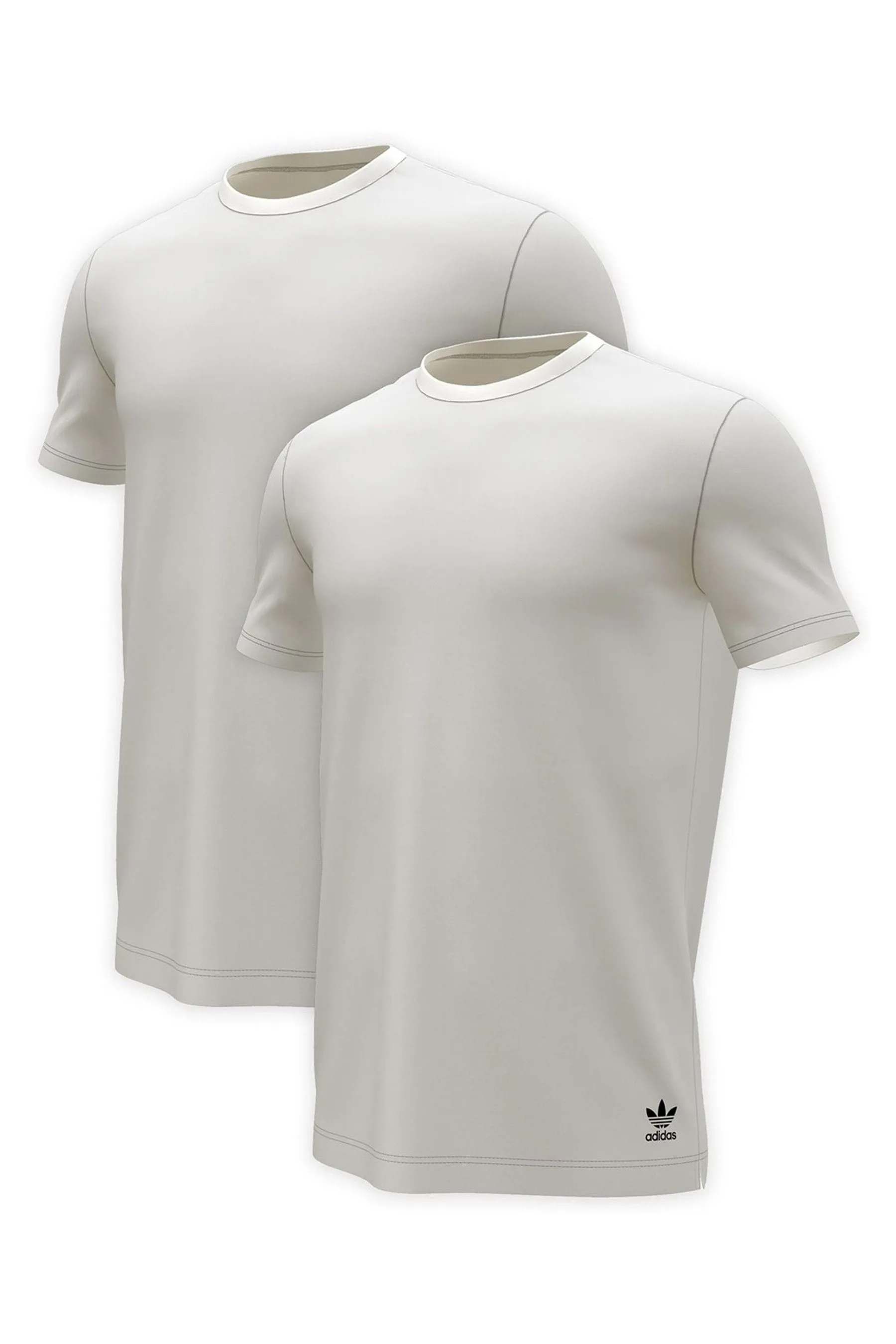 adidas Originals - T-shirt comfort in cotone 2 Confezione Girocollo