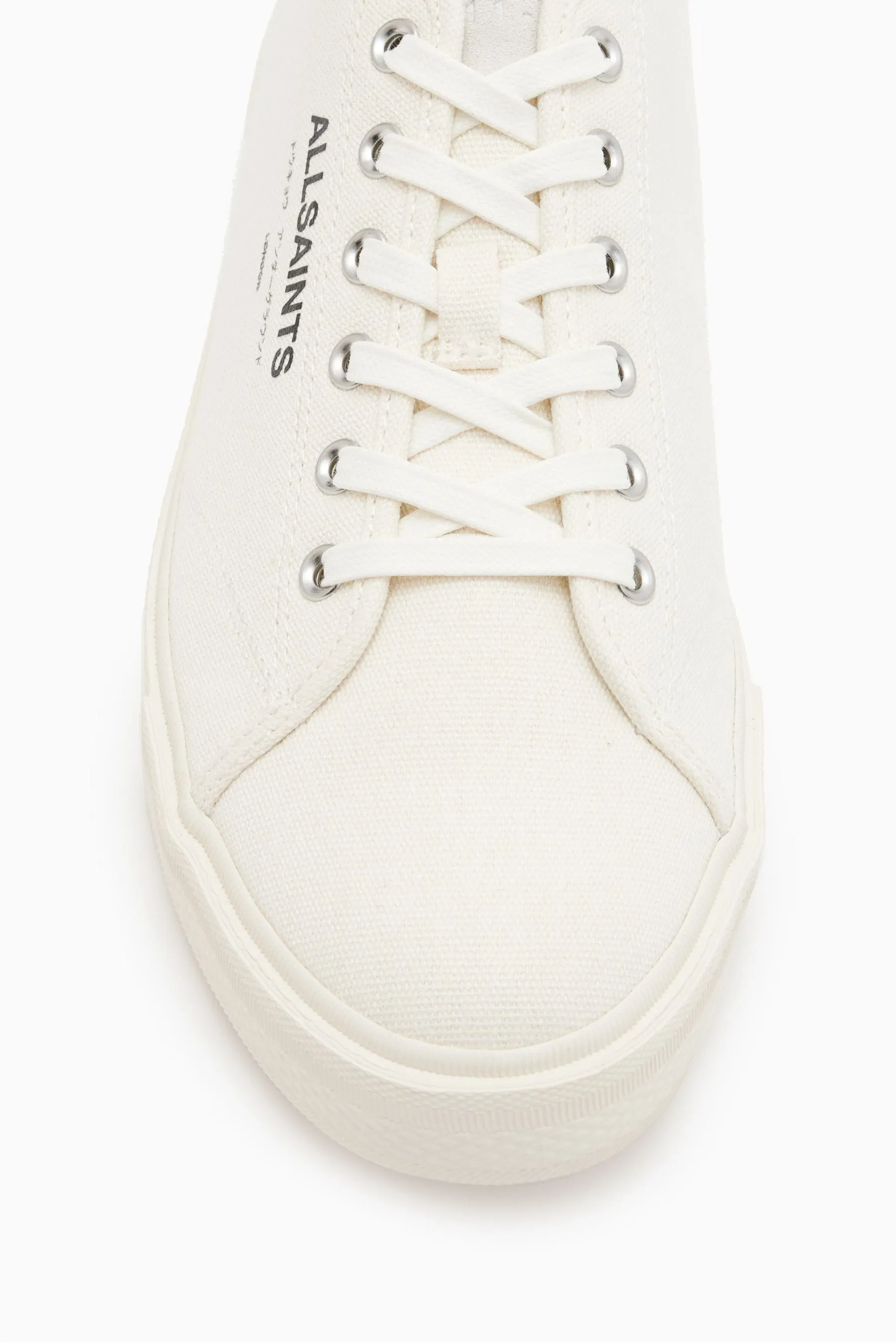 AllSaints - Scarpe da ginnastica basse in tela
