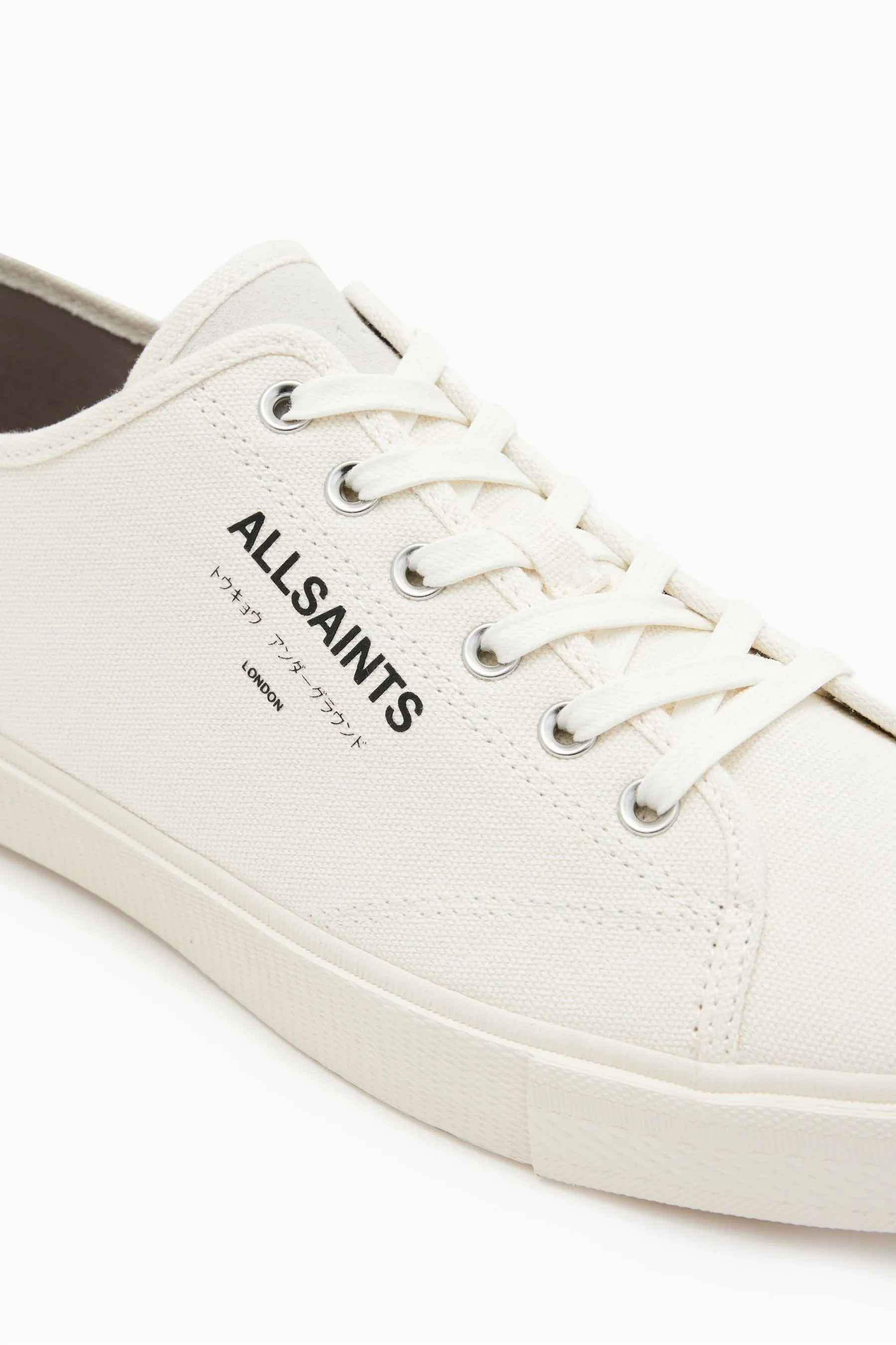 AllSaints - Scarpe da ginnastica basse in tela