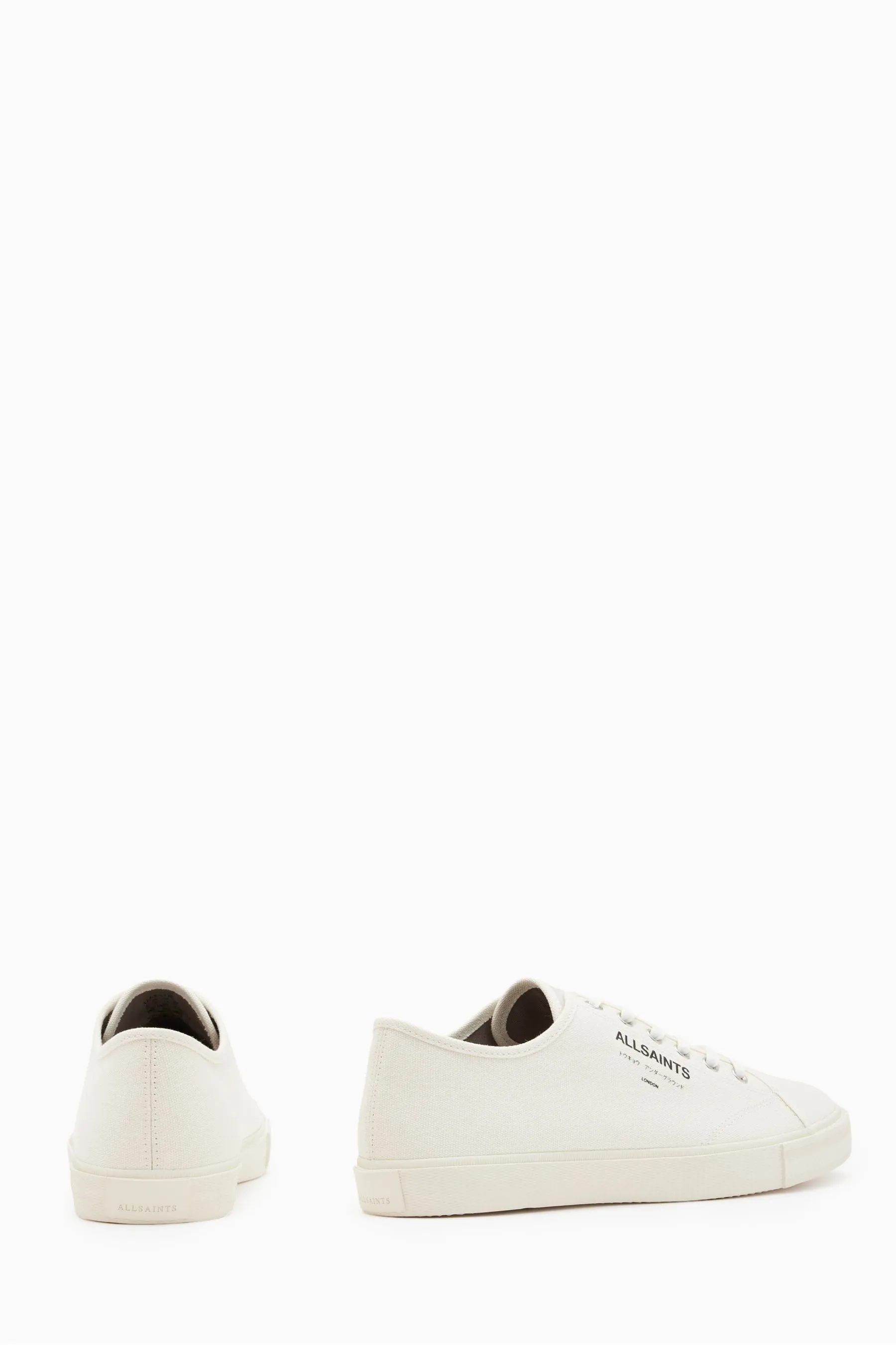 AllSaints - Scarpe da ginnastica basse in tela