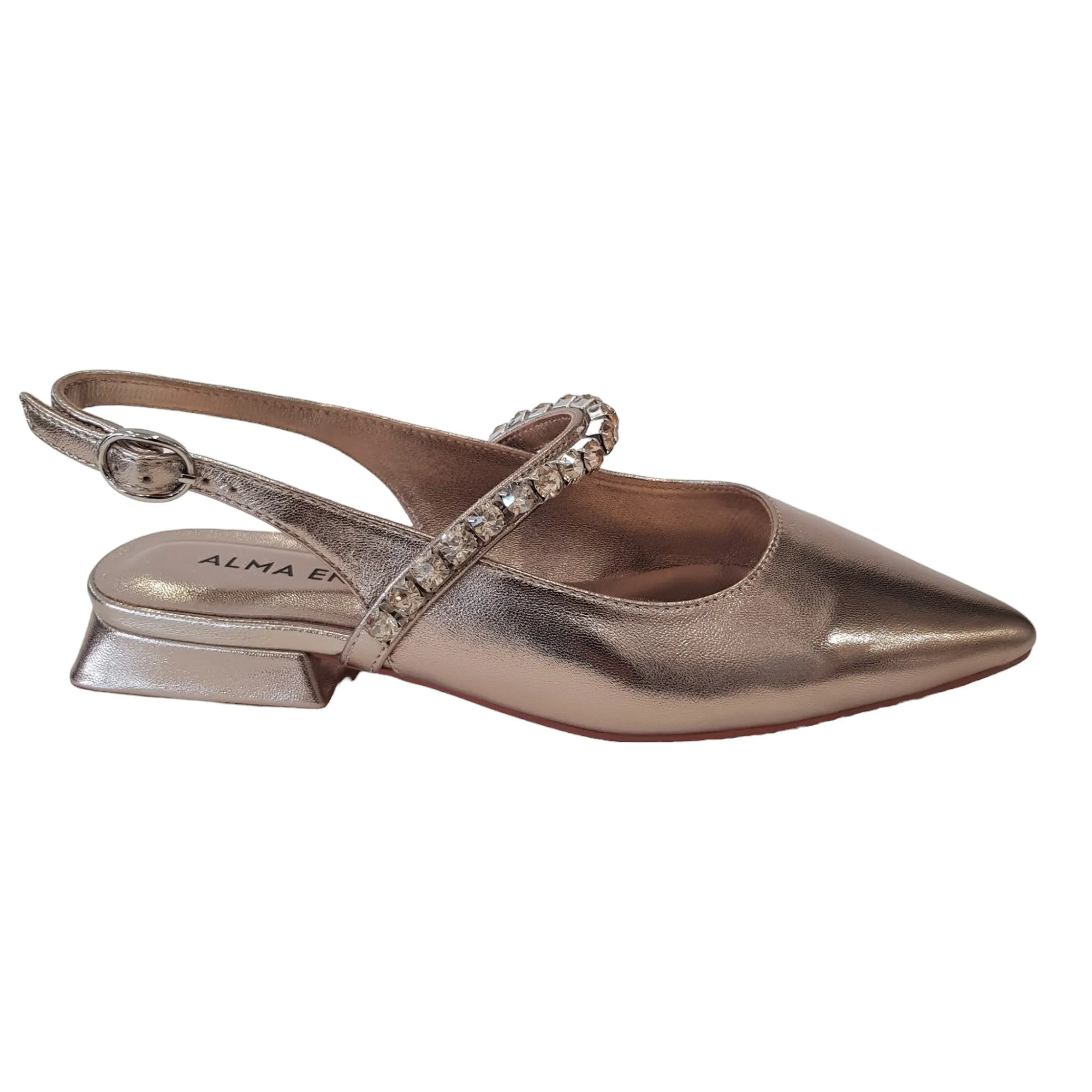 Alma en Pena scarpa donna Slingback platino Rif.95