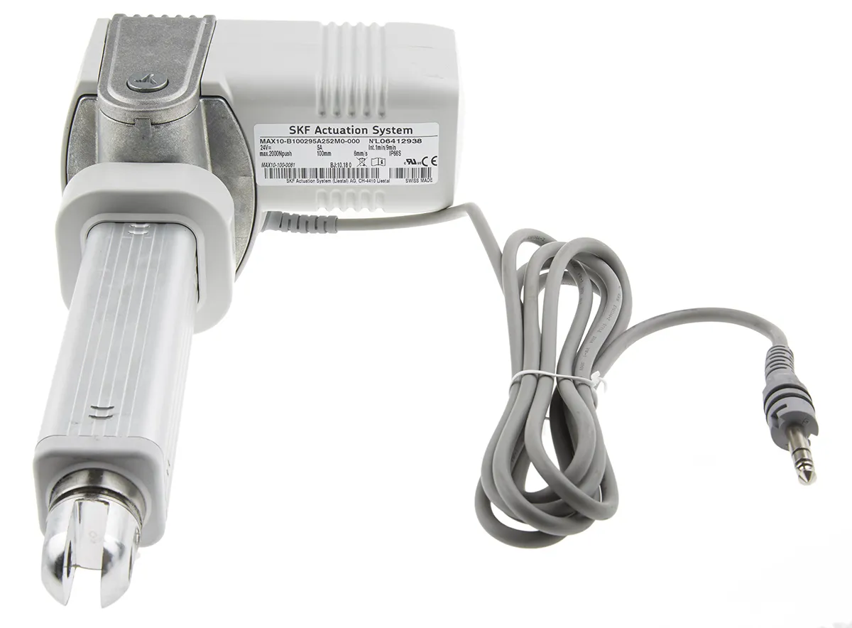 Attuatore lineare elettrico Ewellix Makers in Motion MAX10, corsa 100mm, 24V cc, 2000N max, vel. 9mm/s