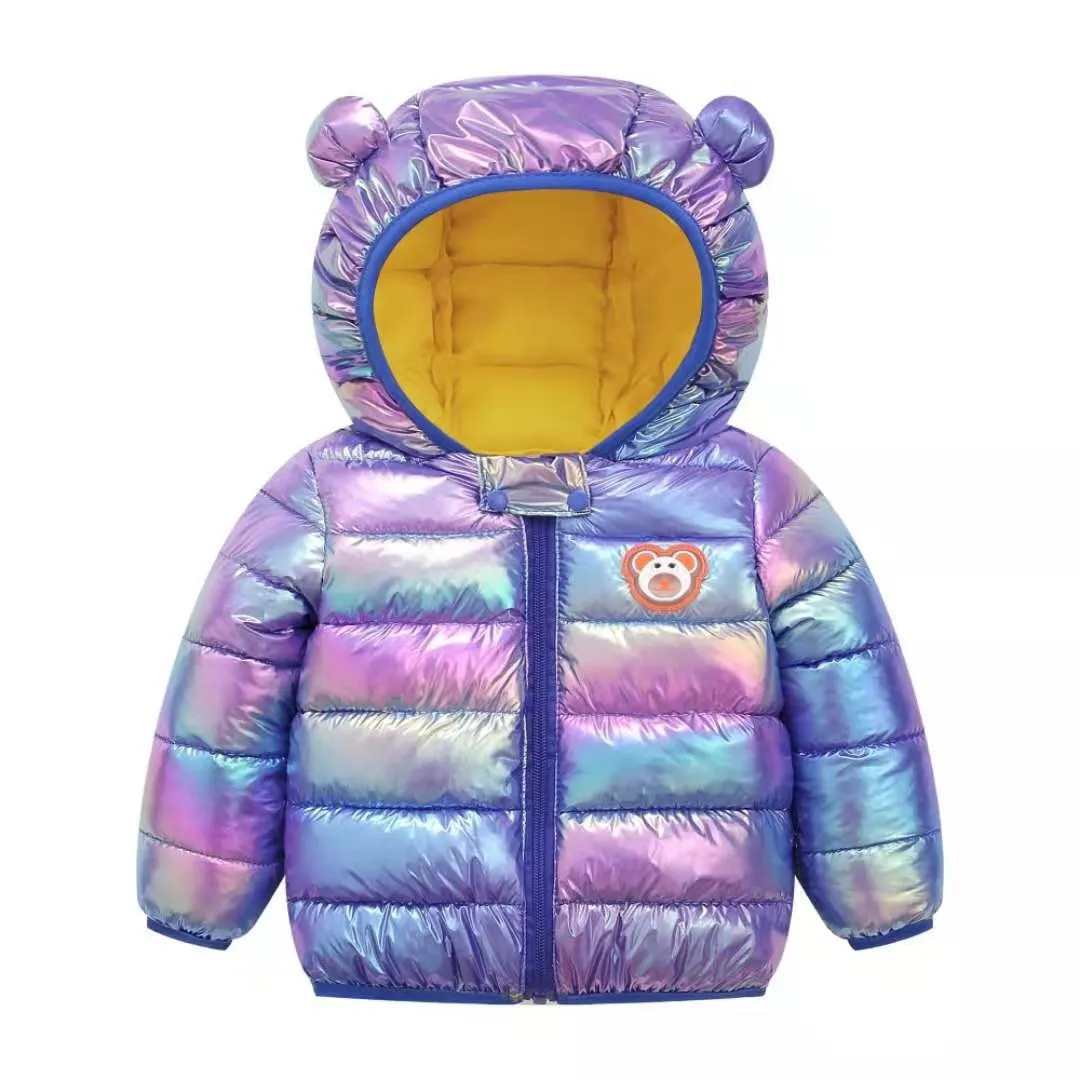 Baby piumino con orecchie bear cangiante
