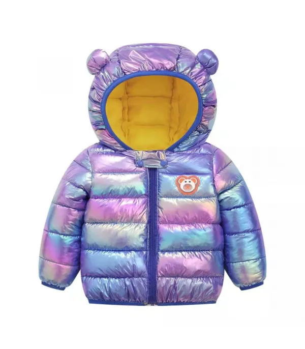 Baby piumino con orecchie bear cangiante