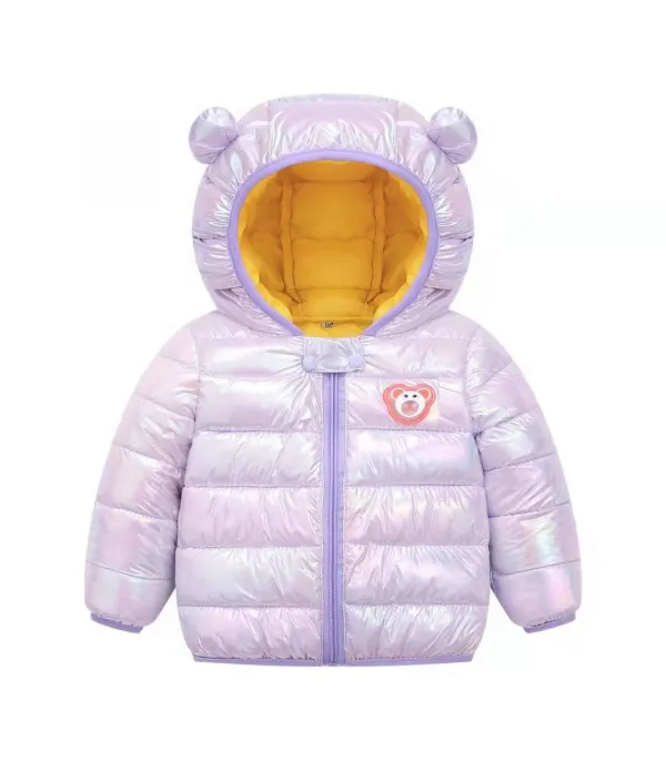 Baby piumino con orecchie bear cangiante