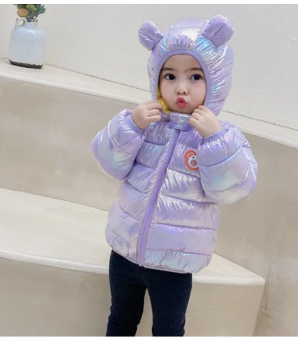 Baby piumino con orecchie bear cangiante