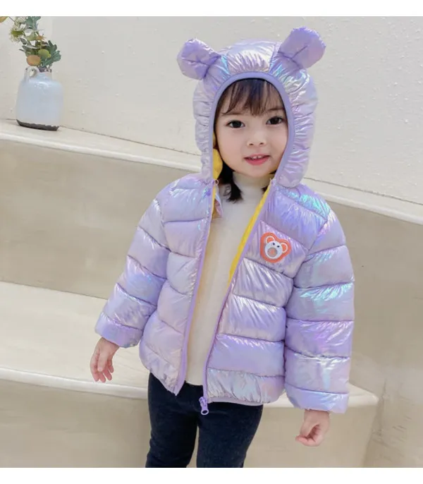 Baby piumino con orecchie bear cangiante