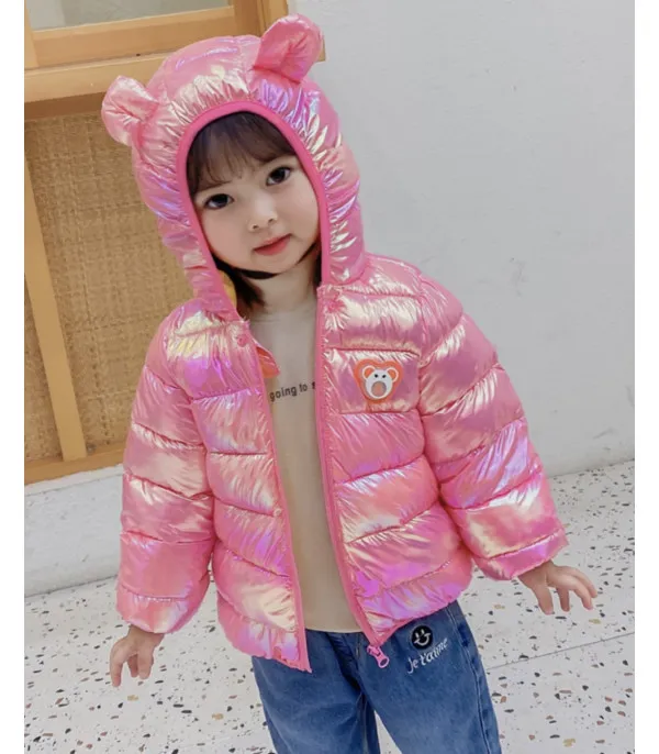 Baby piumino con orecchie bear cangiante