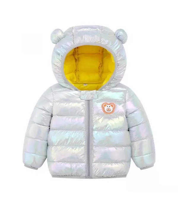 Baby piumino con orecchie bear cangiante