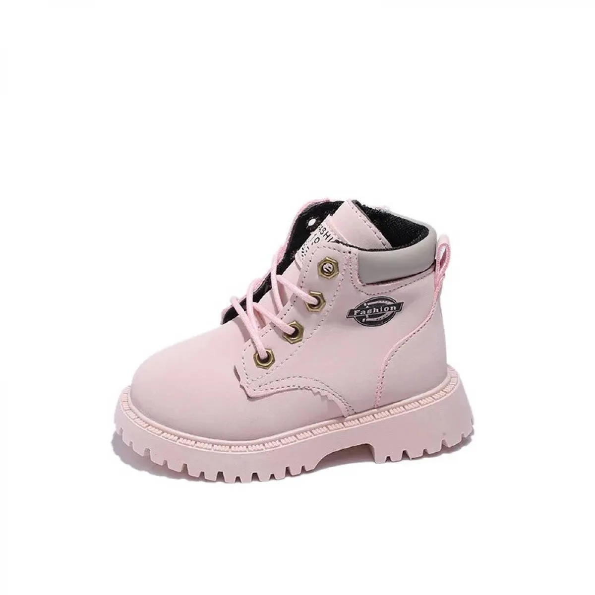 Bambini Stivali da neve Ragazzi Ragazze Uni Bambini Moda Stivaletti Nuovo 2024 Auutmn Inverno caldo Pu Stivali di gomma in pelle