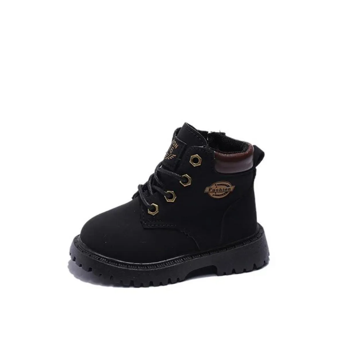 Bambini Stivali da neve Ragazzi Ragazze Uni Bambini Moda Stivaletti Nuovo 2024 Auutmn Inverno caldo Pu Stivali di gomma in pelle