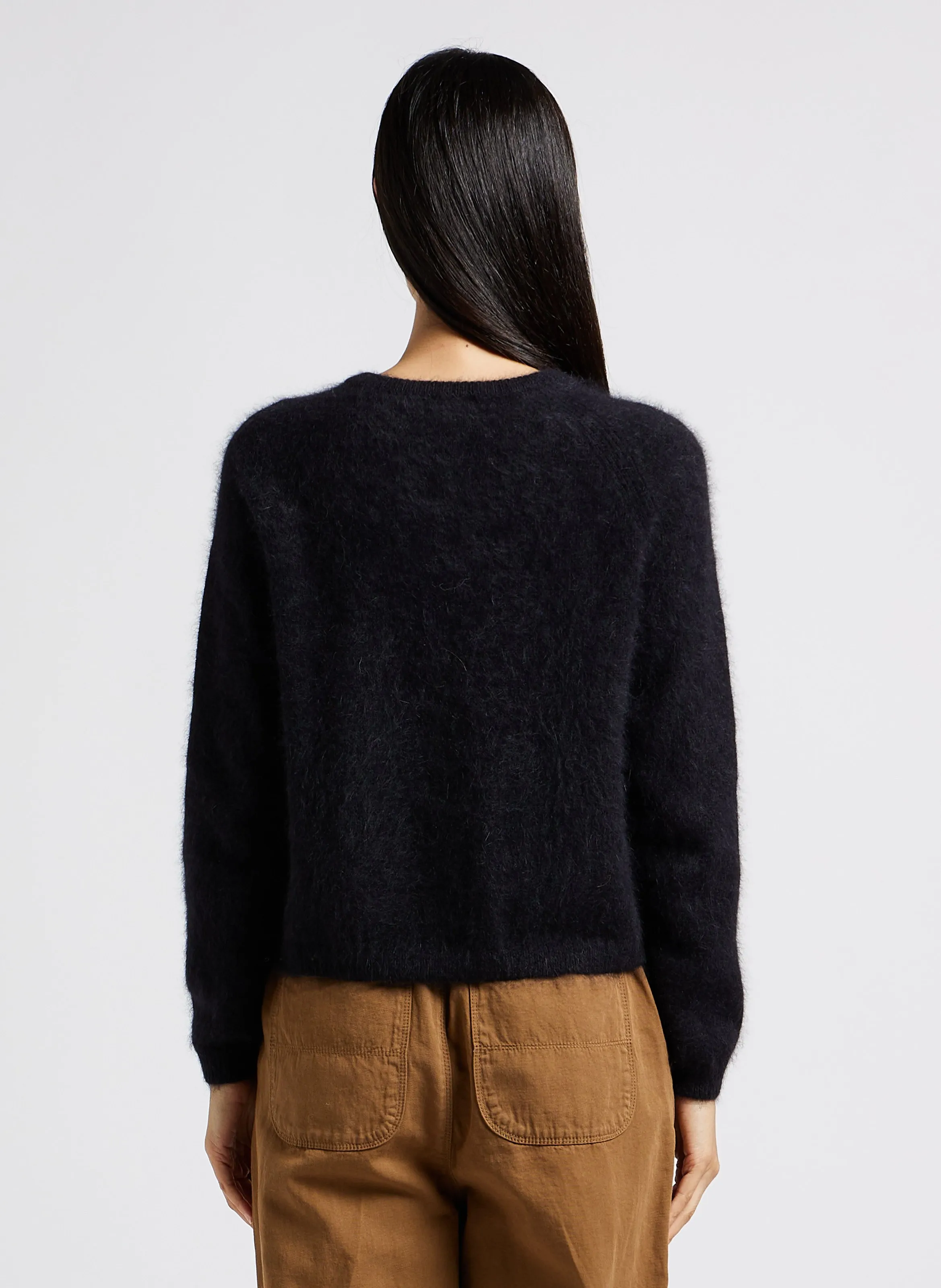  BELLEROSE   DATAIR - Cardigan scollo tondo | Nero