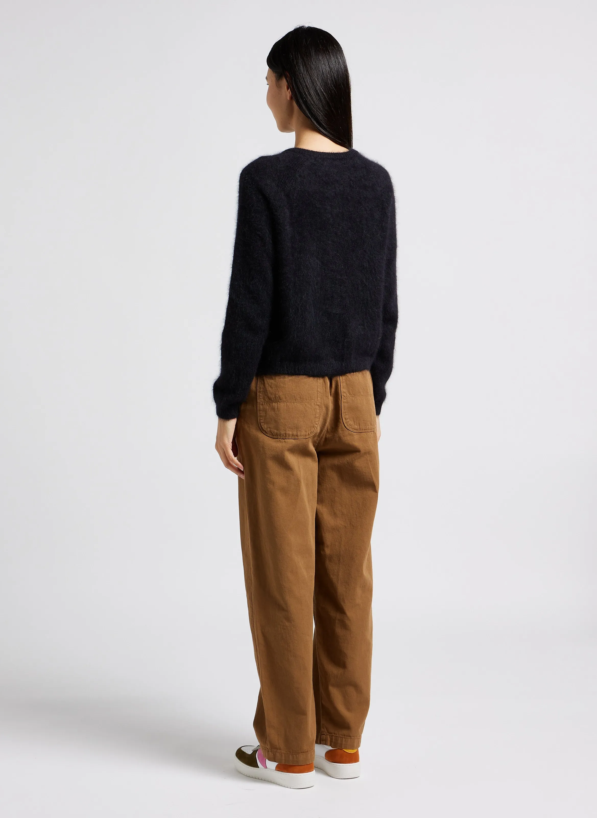  BELLEROSE   DATAIR - Cardigan scollo tondo | Nero