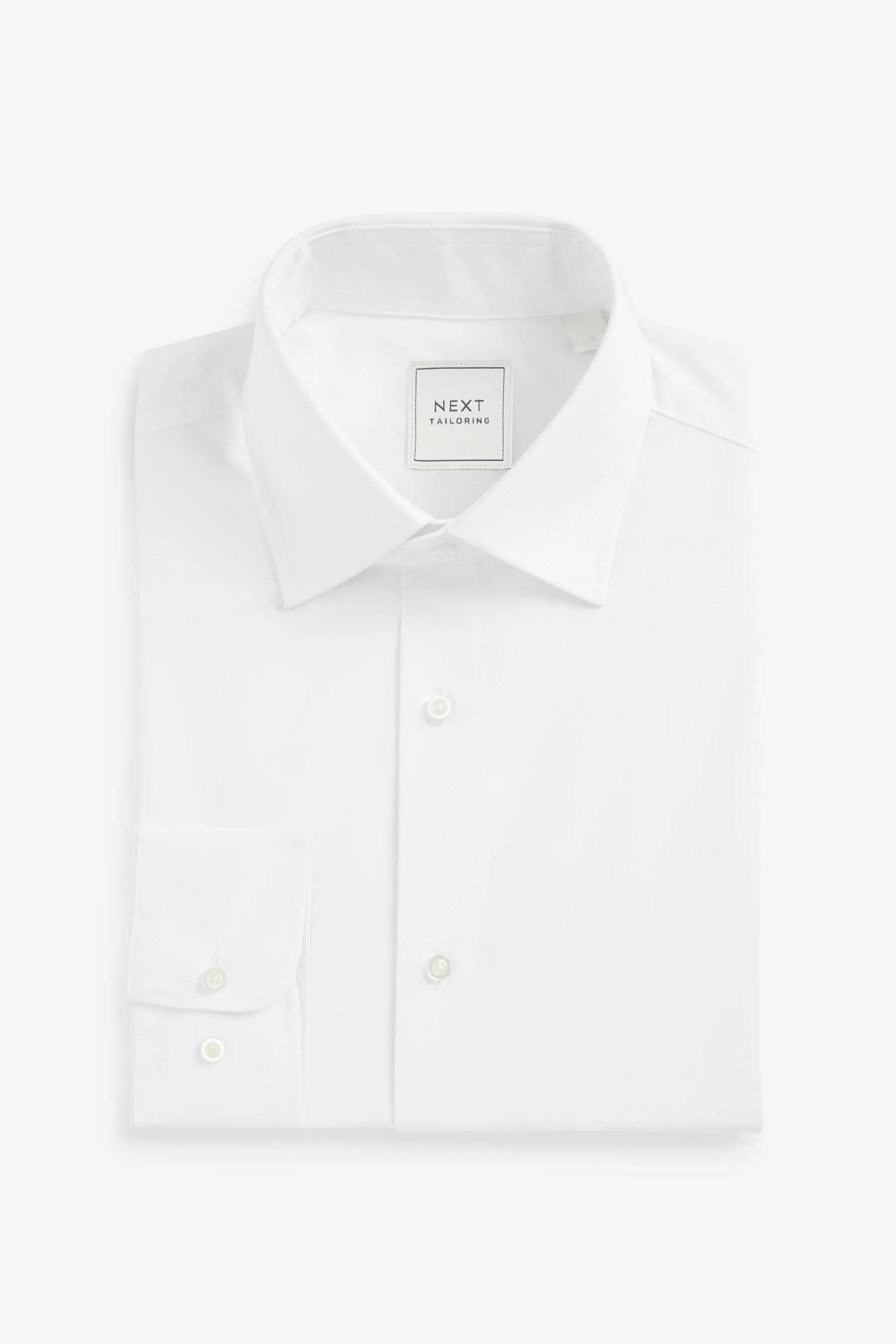 Bianco  - Camicie easy care con colletto a punta 2 Confezione