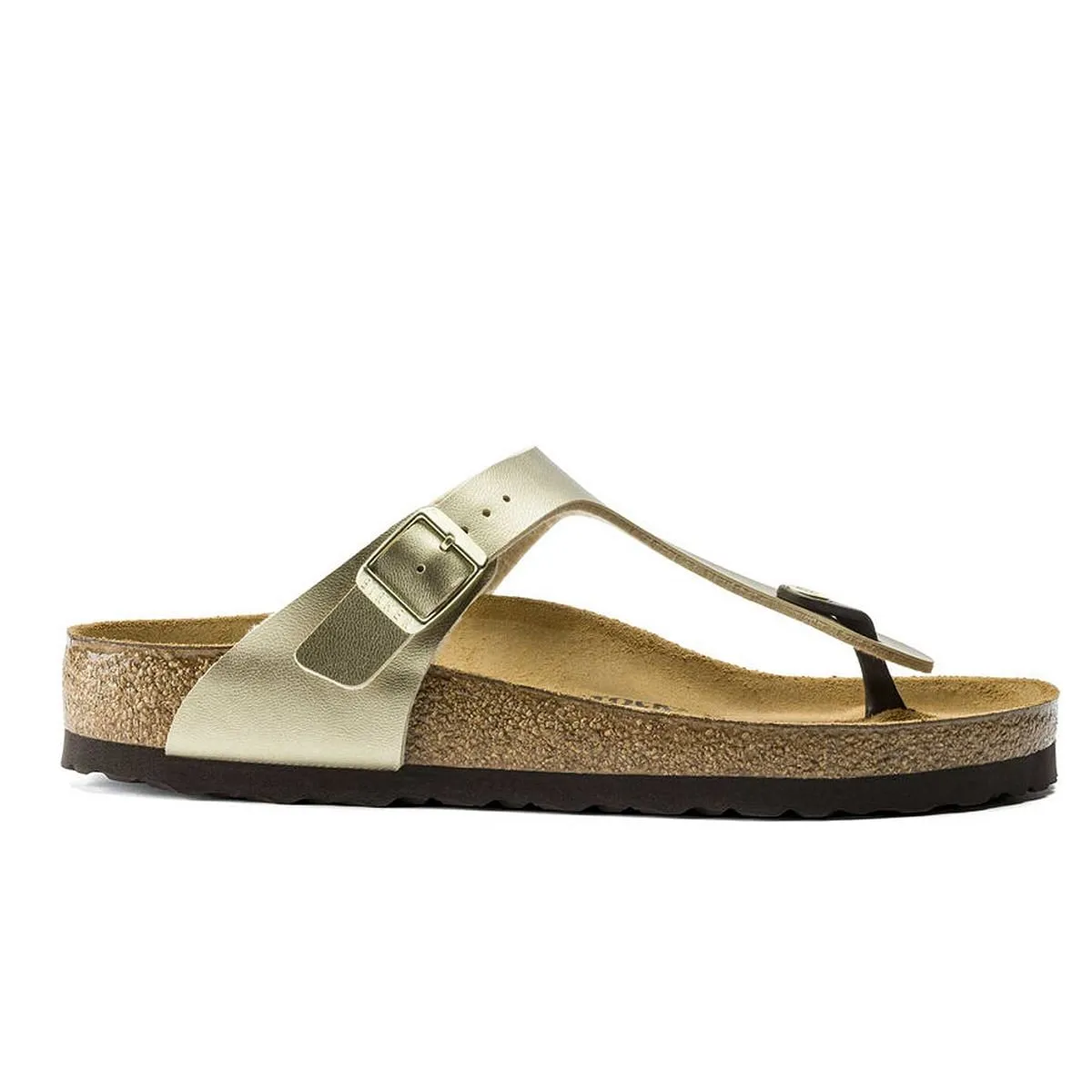      BIRKENSTOCK GIZEH METALLIC GOLD DONNA  
