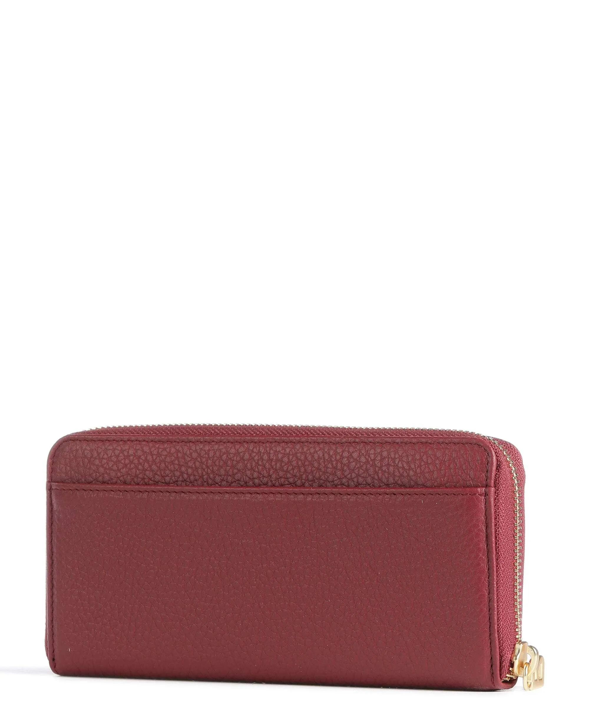  Bogner Andermatt Ela RFID Portafoglio pelle granulata rosso scuro  