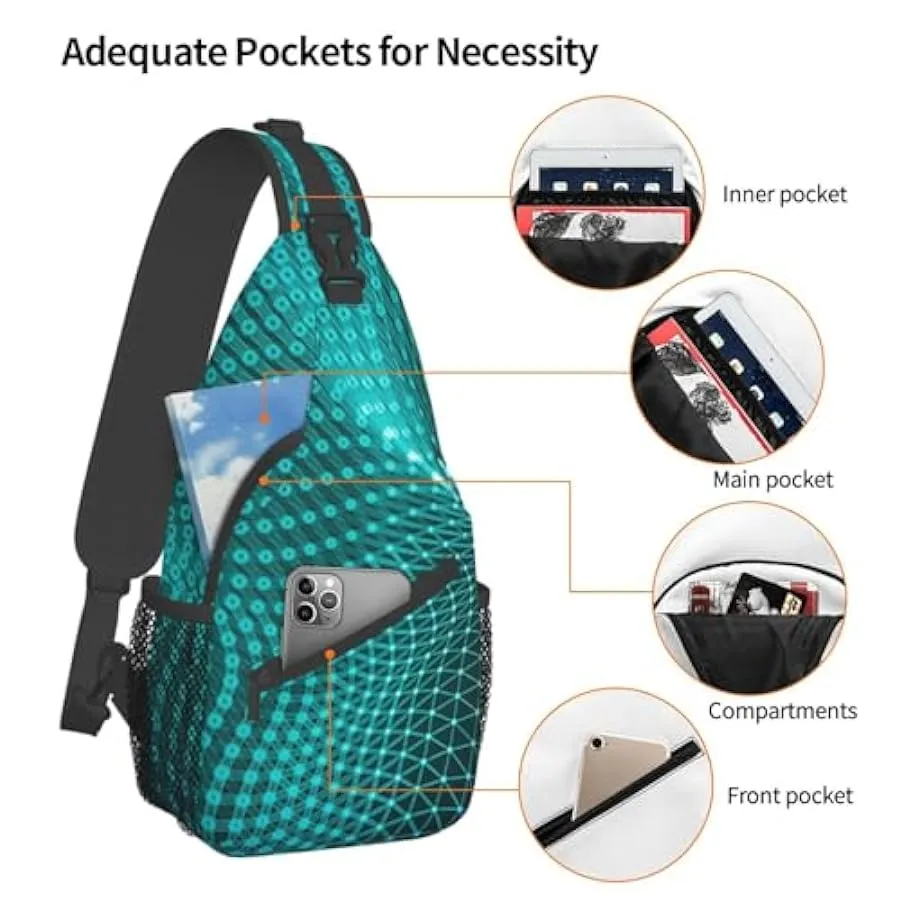 Borsa a tracolla per uomo e donna, leggera, a tracolla, per escursionismo, ciclismo, viaggi 162275251