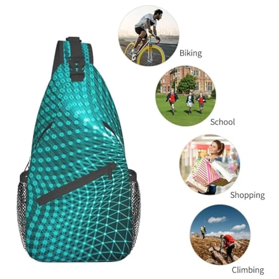 Borsa a tracolla per uomo e donna, leggera, a tracolla, per escursionismo, ciclismo, viaggi 162275251
