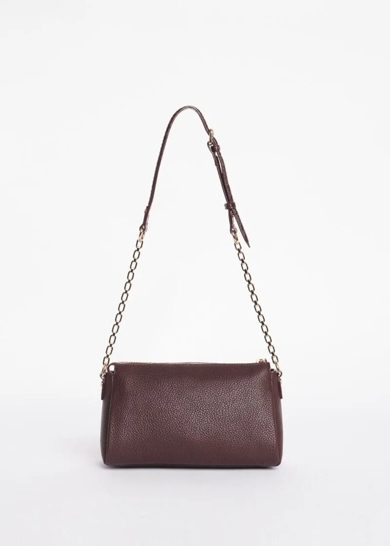 Borsa crossbody con tasca interna