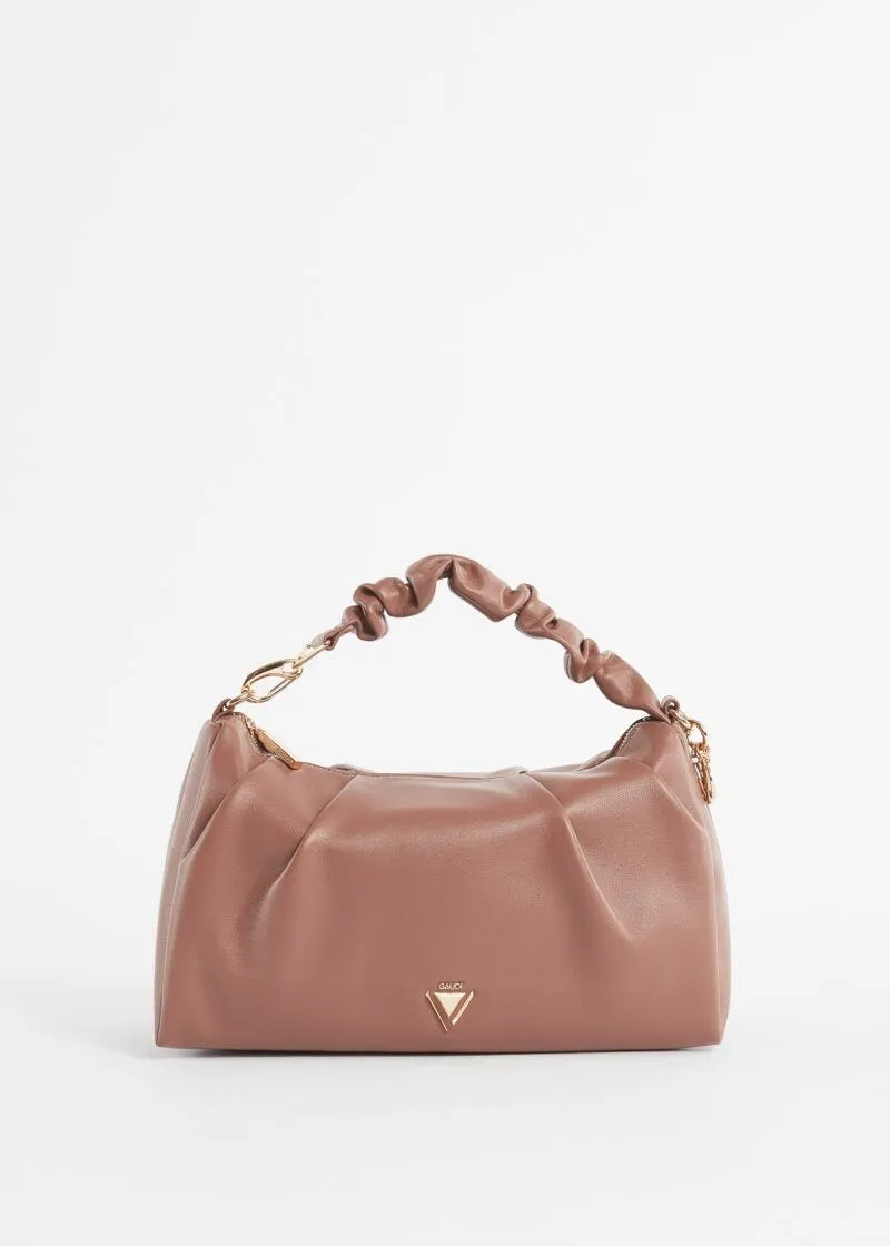 Borsa top handle in similpelle