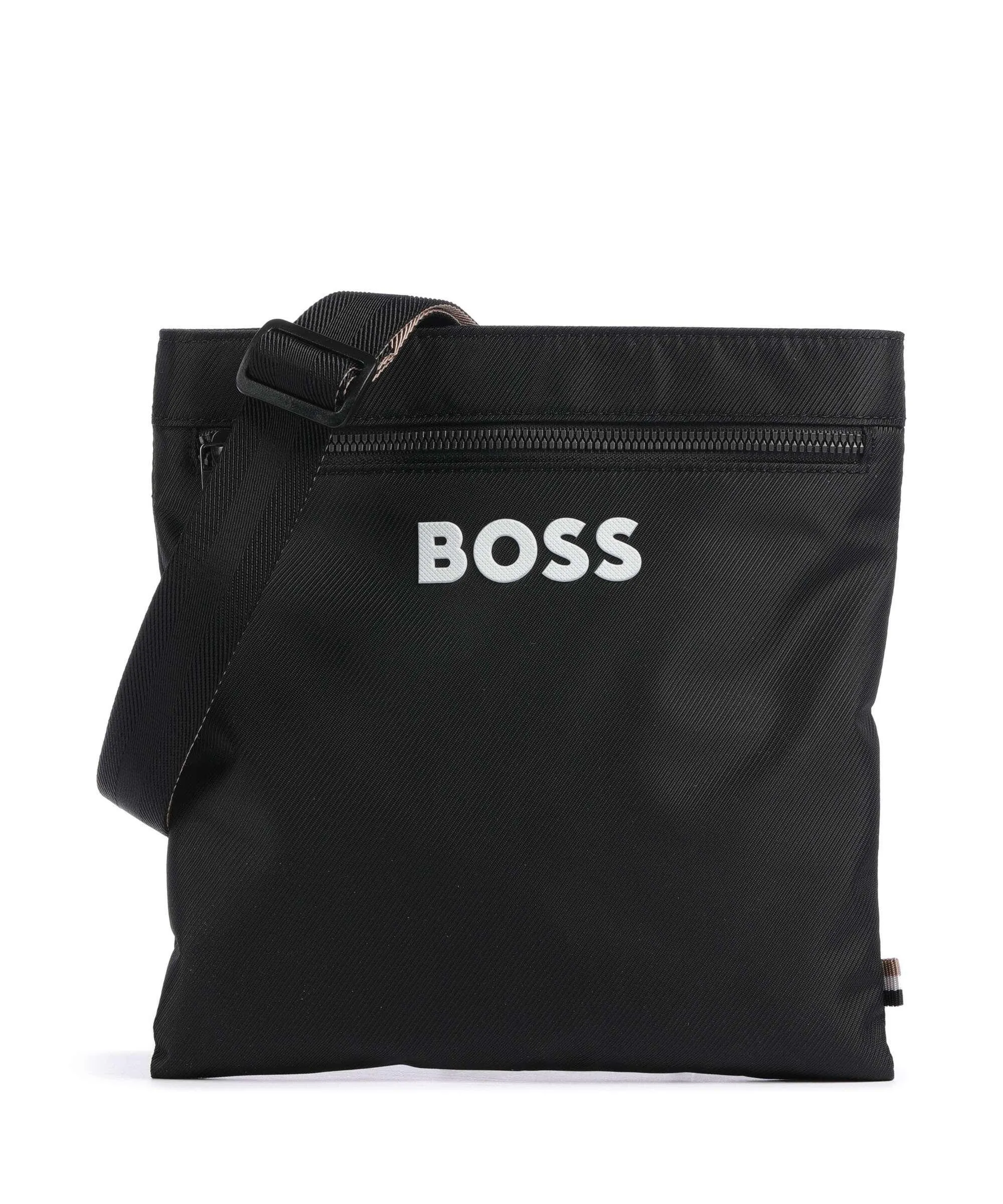  BOSS Catch 30 Borsa a tracolla poliestere riciclato nero  