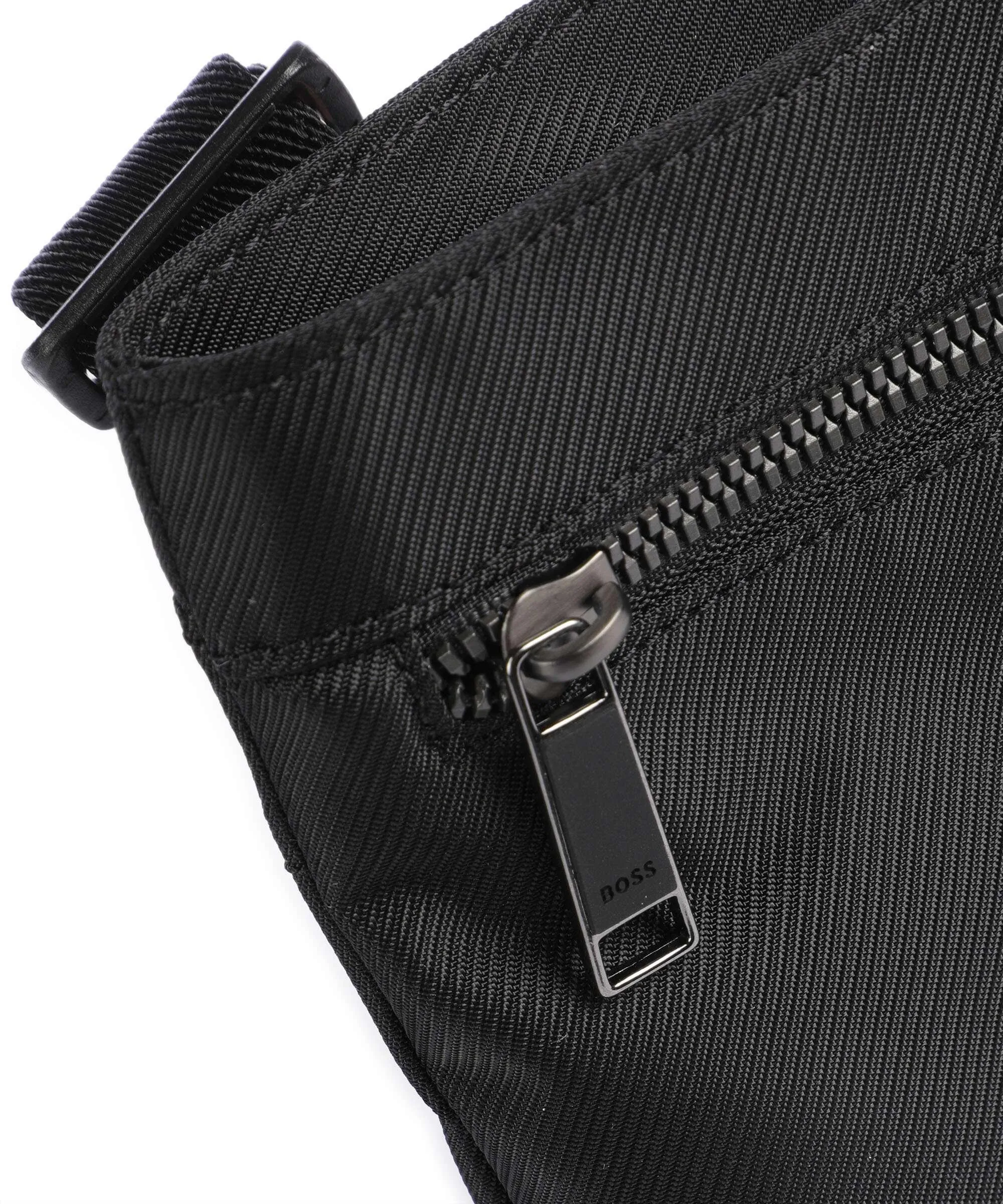  BOSS Catch 30 Borsa a tracolla poliestere riciclato nero  