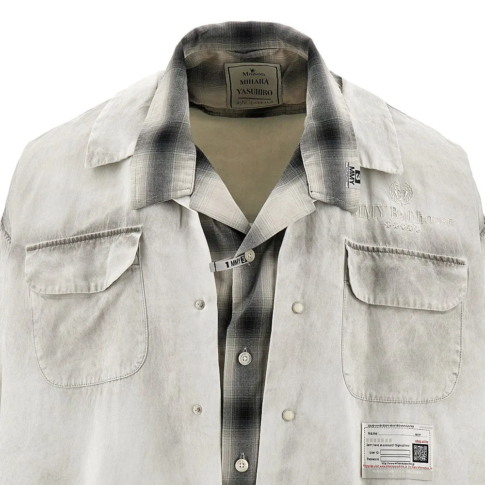 Camicia Double Layered a manica corta
