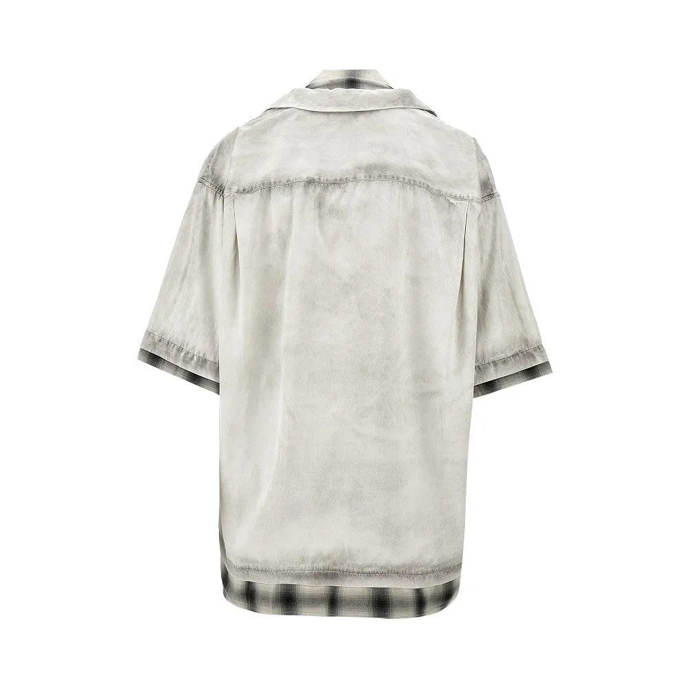 Camicia Double Layered a manica corta