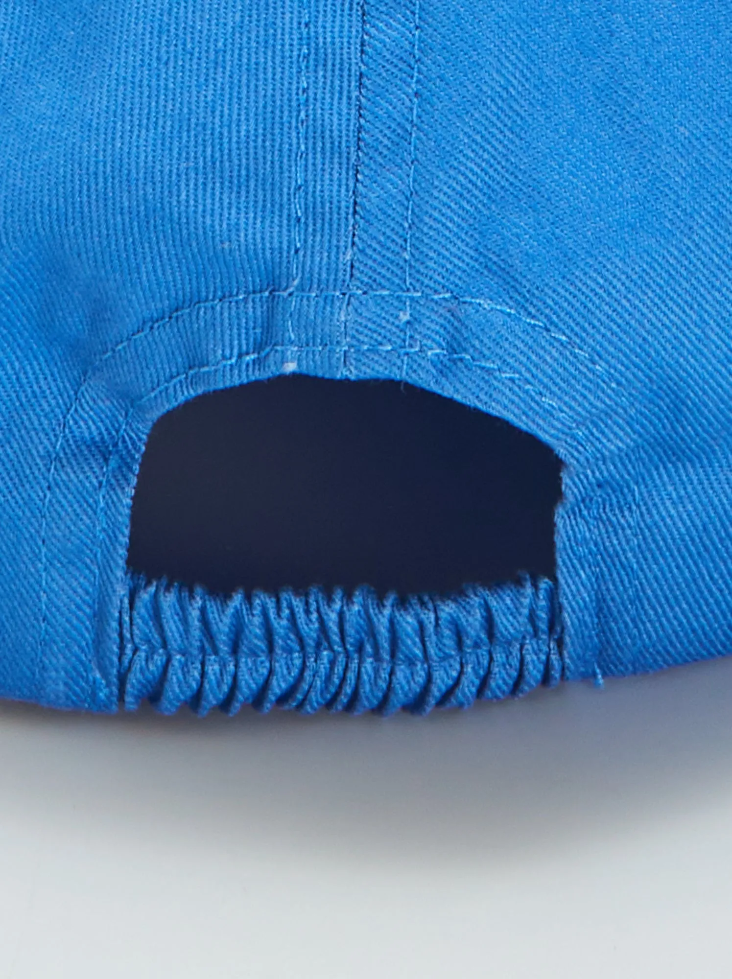 Cappellino in tela stampata - BLU