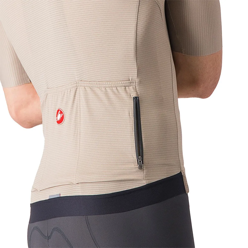 Castelli Maglia Ciclismo Espresso Clay Nero Uomo