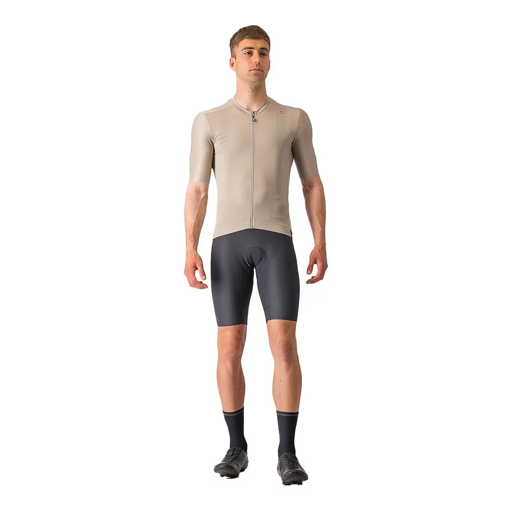 Castelli Maglia Ciclismo Espresso Clay Nero Uomo