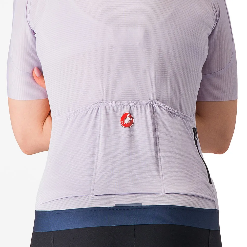 Castelli Maglia Ciclismo Espresso Viola Donna