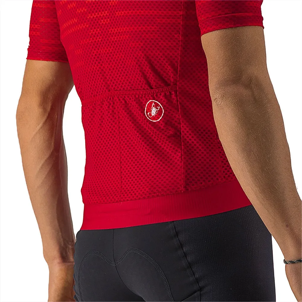 Castelli Maglia Ciclismo Insider Dark Red Uomo