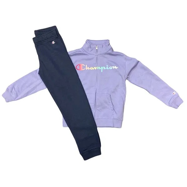 Champion Tuta Full Zip 404385 VS007 VIE lilla-blu