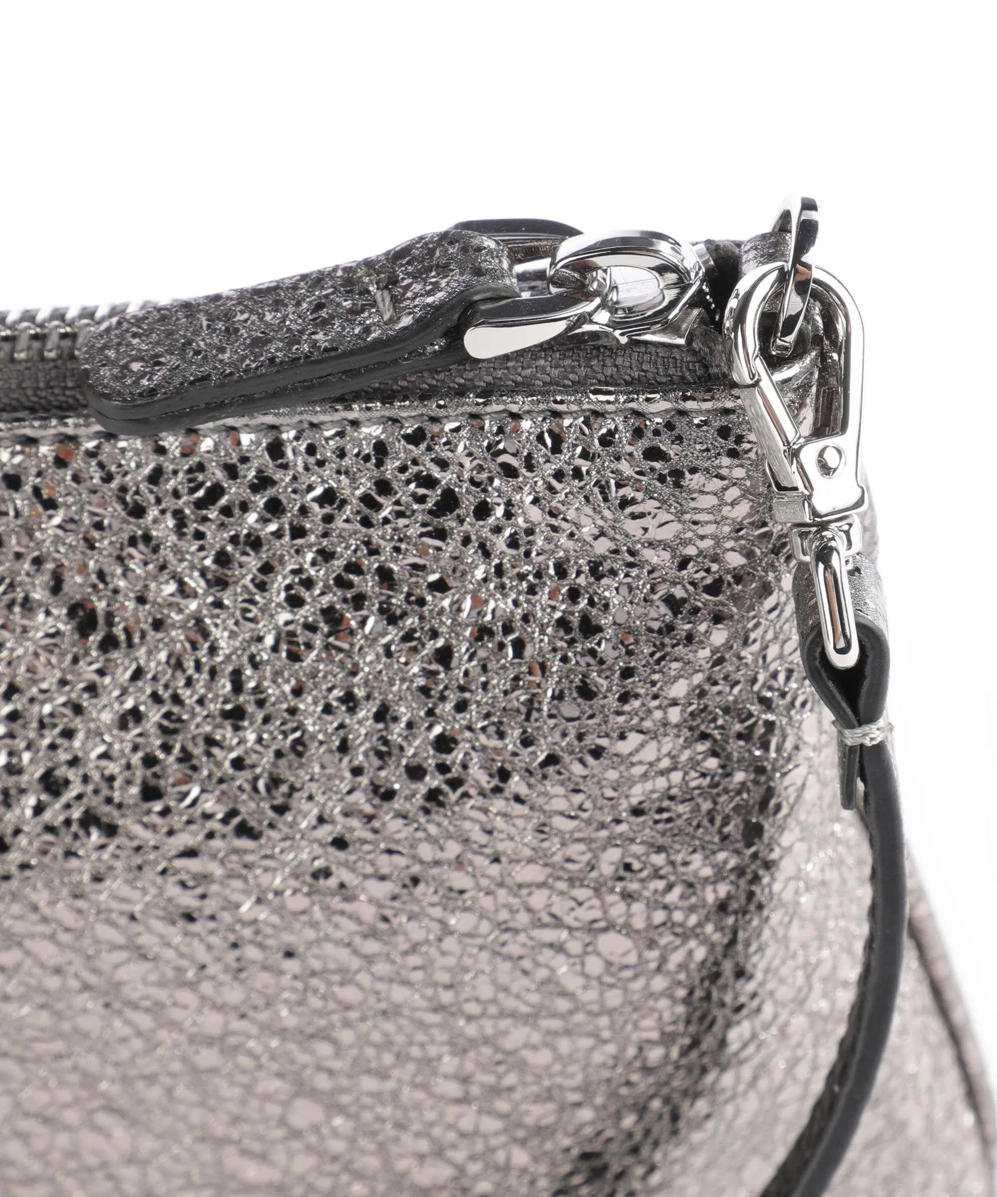  Coccinelle Best Stardust Borsa a tracolla pelle di vacchetta grana grigio  