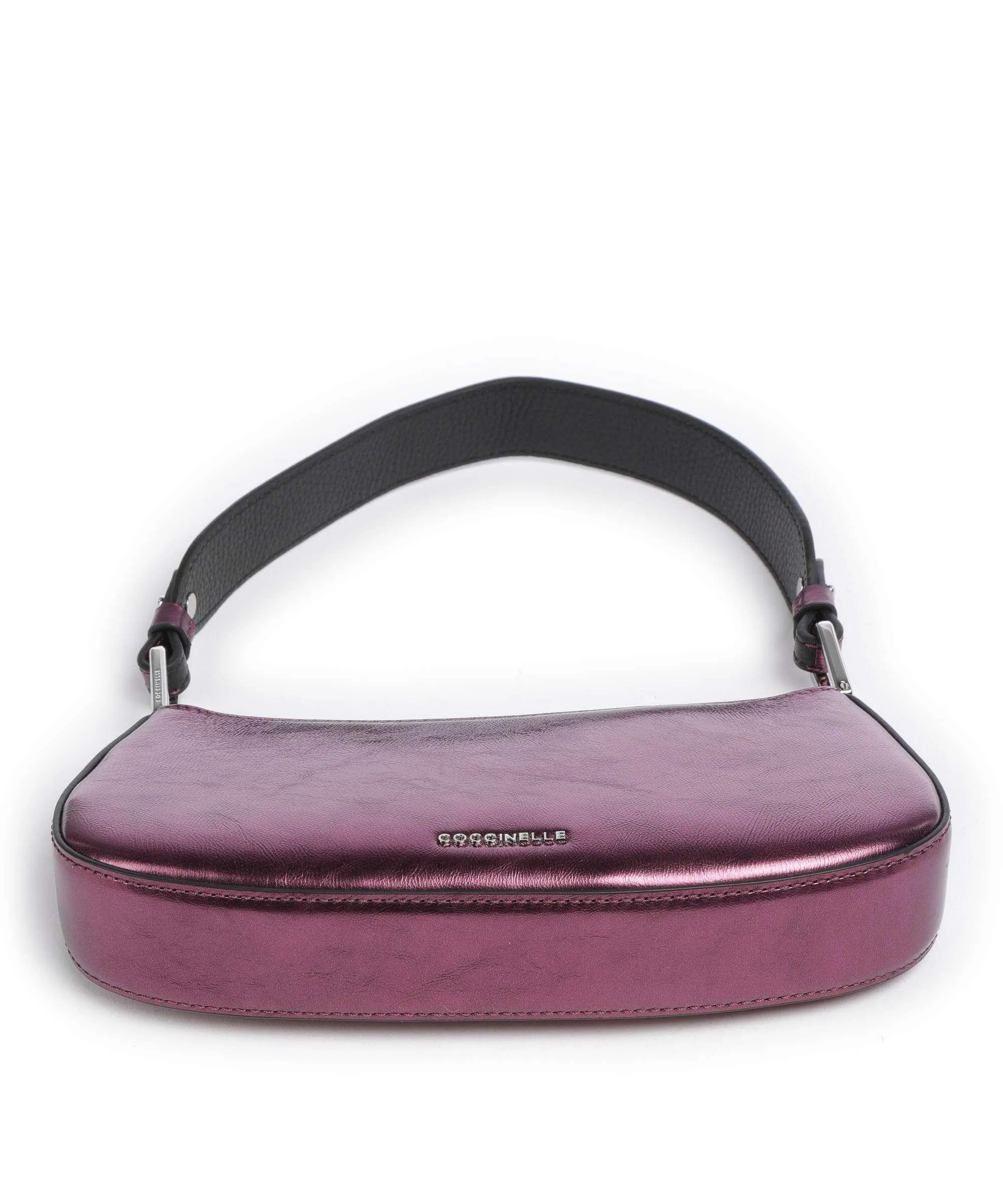  Coccinelle Merveille Pepita Borsa a spalla pelle di vacchetta grana pink  