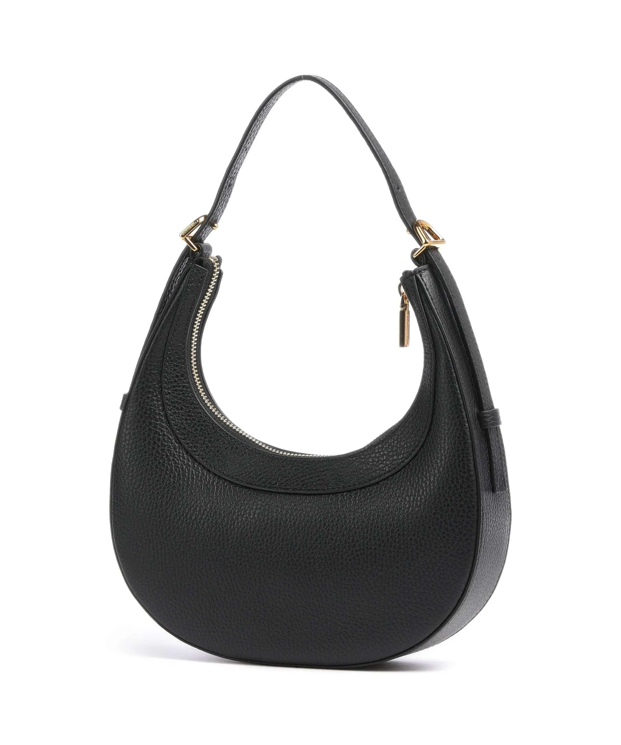  Coccinelle Whisper Borsa a spalla pelle di vacchetta grana nero  